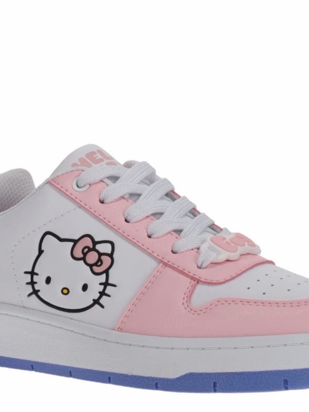 Hello Kitty White and Pink Low-Top Sneaker